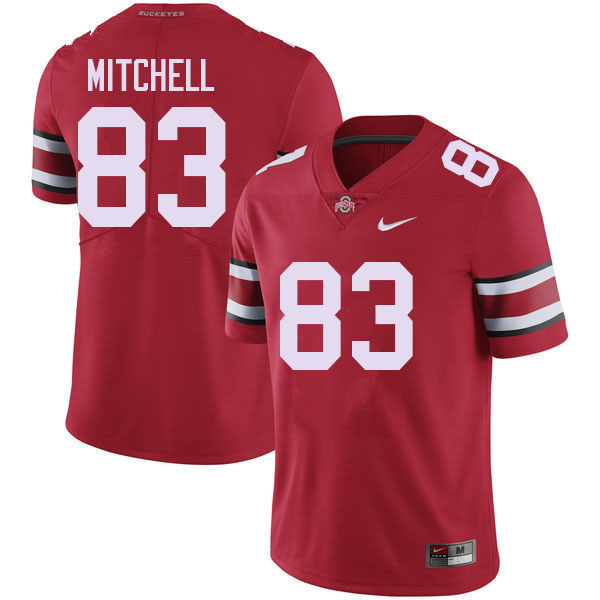 Men #83 Joop Mitchell Ohio State Buckeyes College Football Jerseys Sale-Red